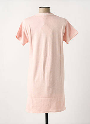 Robe courte col rond rose ELLESSE femme