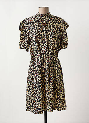Robe courte marron IKKS femme