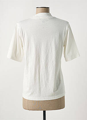 T-shirt col rond blanc THINKING MU femme