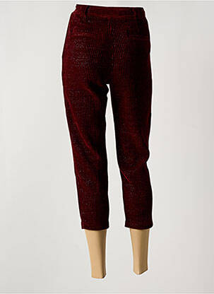 Pantacourt rouge THE KORNER femme