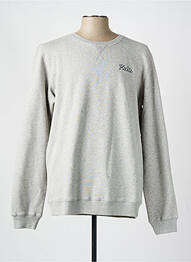 Sweat-shirt col rond gris KULTE homme