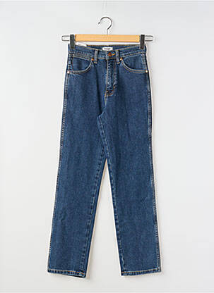 Jeans coupe droite bleu WRANGLER pour femme