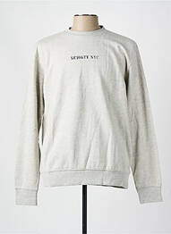 Sweat-shirt col rond gris SCHOTT homme
