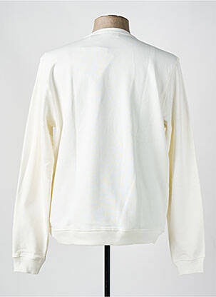 Sweat-shirt col rond blanc CASUAL FRIDAY homme