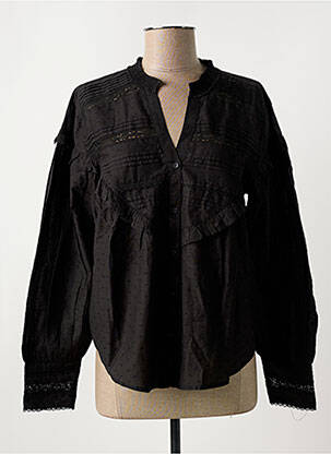 Blouse col v noir ATELIER REVE femme