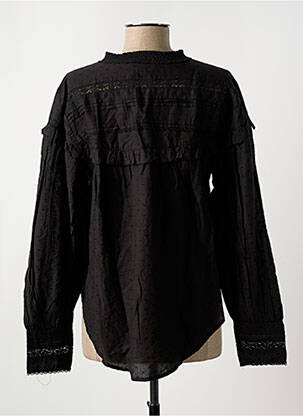 Blouse col v noir ATELIER REVE femme