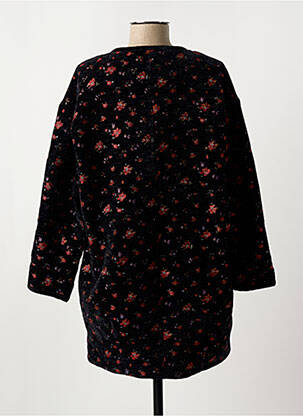 Veste casual col rond noir THE KORNER femme