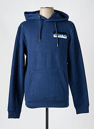 Sweat-shirt à capuche col rond bleu BLEND homme