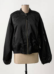 Blouson col col montant noir OBJECT femme