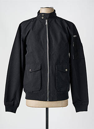 Blouson col col montant noir SCHOTT homme