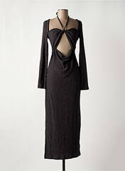 Robe longue gris NA-KD pour femme seconde vue