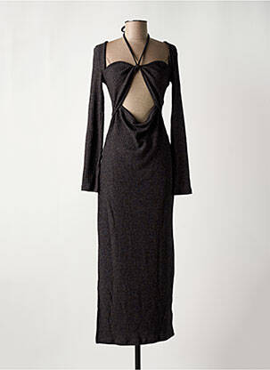 Robe longue gris NA-KD pour femme