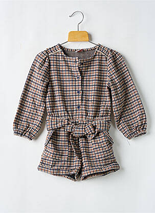 Combishort col rond beige TAPE À L'OEIL fille
