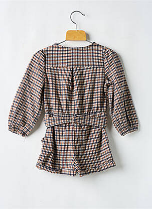 Combishort col rond beige TAPE À L'OEIL fille