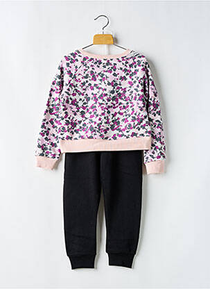 Ensemble de sport col rond noir CONVERSE fille