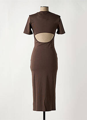 Robe longue marron NA-KD femme
