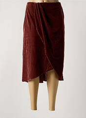 Jupe mi-longue rouge SEE U SOON pour femme seconde vue