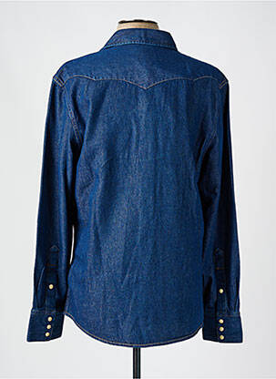 Chemise manches longues bleu WRANGLER homme