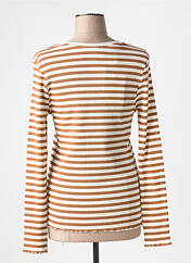 T-shirt marron SELECTED pour femme seconde vue