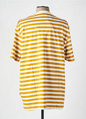 T-shirt jaune SELECTED pour homme seconde vue