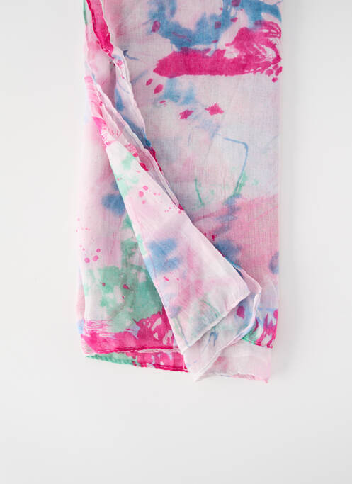 Foulard rose ZEB STYLE LAB  pour femme