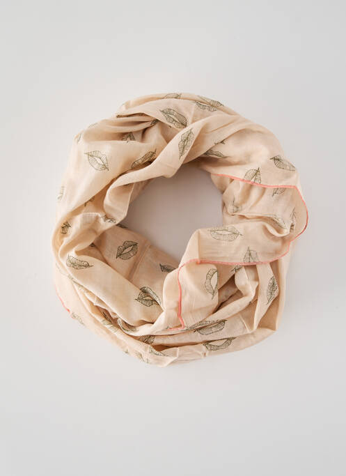 Foulard beige PIECES pour femme
