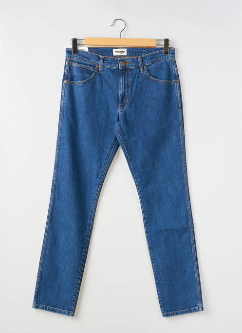 Jeans coupe droite bleu WRANGLER pour homme