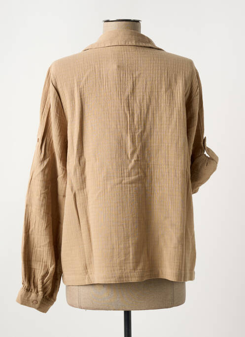 Blouse beige VILA pour femme