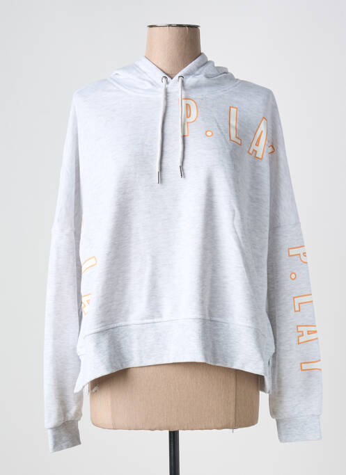 Sweat-shirt à capuche blanc ONLY PLAY pour femme