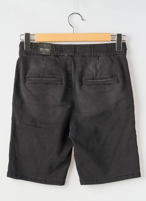 Short noir ONLY & SONS pour homme