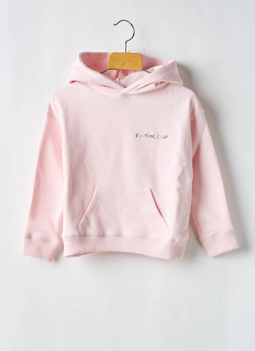 Sweat-shirt à capuche rose MAISON LABICHE pour enfant