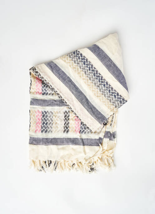 Foulard rose PIECES pour femme