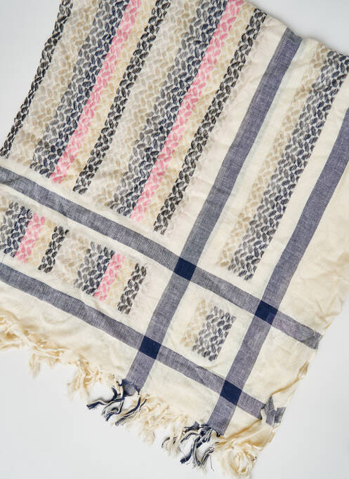 Foulard rose PIECES pour femme