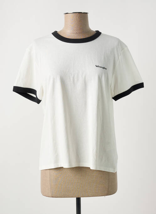 T-shirt blanc WRANGLER pour femme