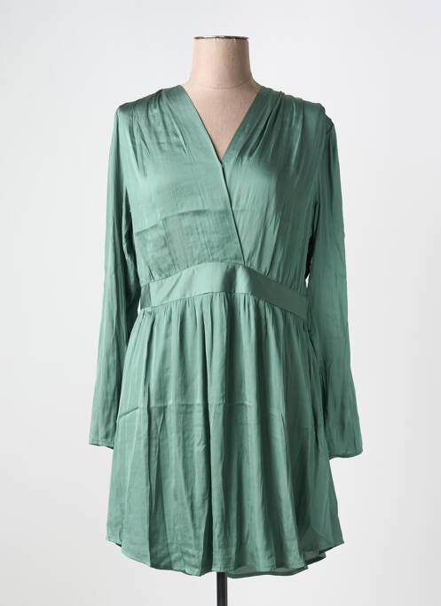 Robe courte vert SEE U SOON pour femme