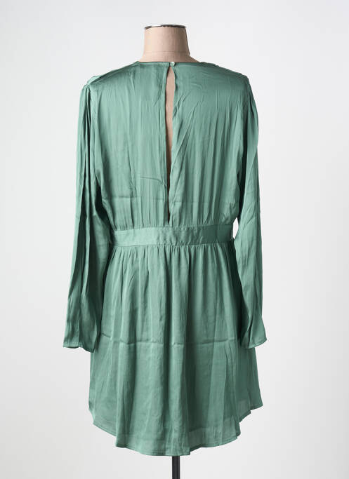 Robe courte vert SEE U SOON pour femme
