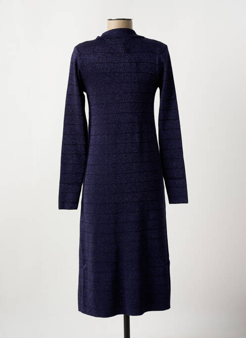 Robe mi-longue bleu OBJECT pour femme