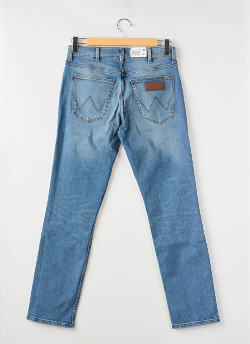 Jeans coupe droite bleu WRANGLER pour homme