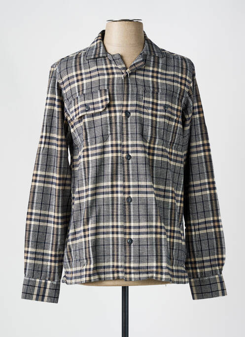 Chemise manches longues bleu CASUAL FRIDAY pour homme