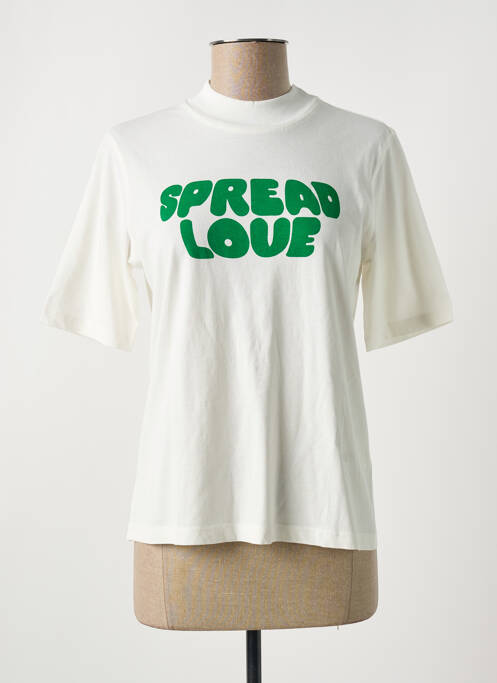 T-shirt blanc THINKING MU pour femme