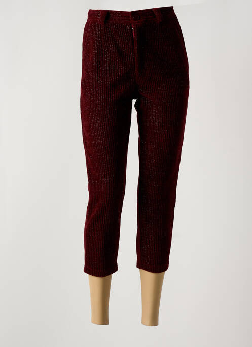 Pantacourt rouge THE KORNER pour femme