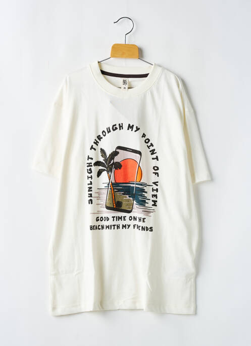 T-shirt blanc TAPE À L'OEIL pour garçon