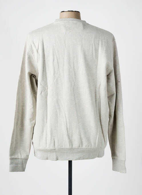 Sweat-shirt gris SCHOTT pour homme