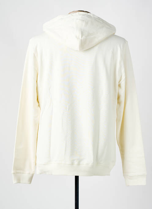 Sweat-shirt à capuche blanc CASUAL FRIDAY pour homme