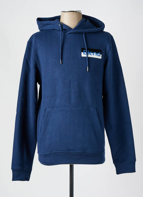 Sweat-shirt à capuche bleu BLEND pour homme
