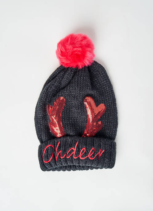 Bonnet noir ZEB STYLE LAB  pour femme