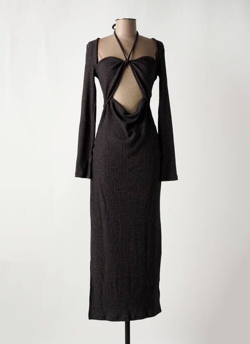 Robe longue gris NA-KD pour femme