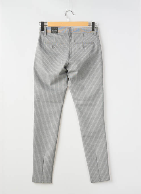 Pantalon slim gris ONLY & SONS pour homme