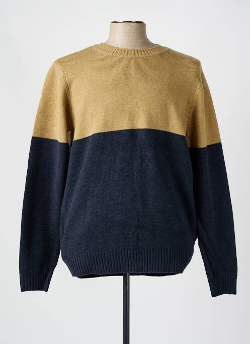 Pull col rond beige CASUAL FRIDAY homme