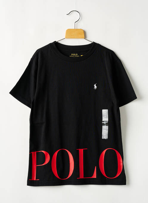 T-shirt noir RALPH LAUREN pour garçon